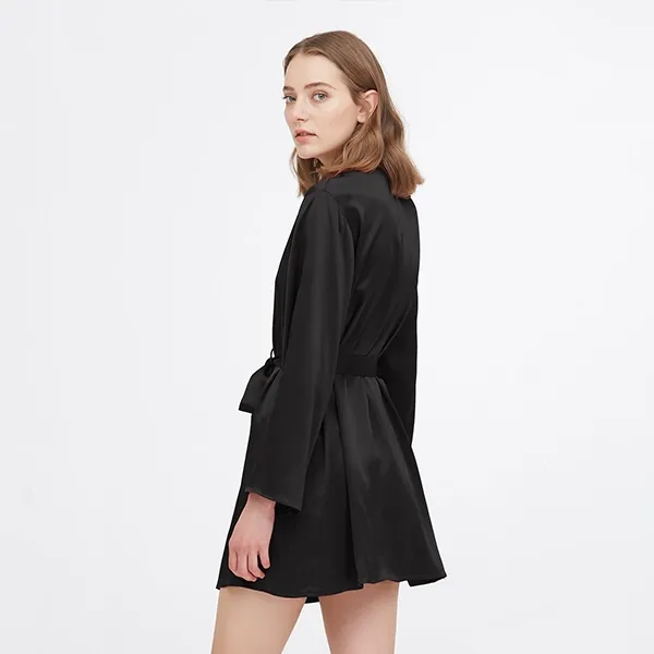 Lilysilk Plain Robe - Black product thumbnail 6