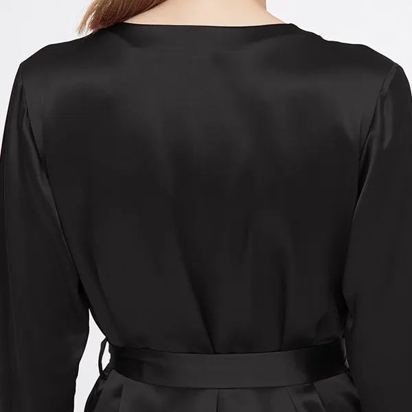 Lilysilk Plain Robe - Large - Black product thumbnail 2