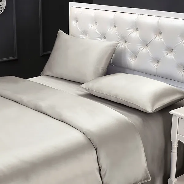 Lilysilk Plain Duvet Cover - 260X220 Cm - Silver product thumbnail 3