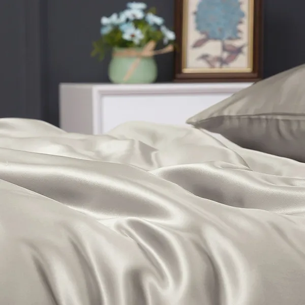 Lilysilk Plain Duvet Cover - 260X220 Cm - Silver product thumbnail 7