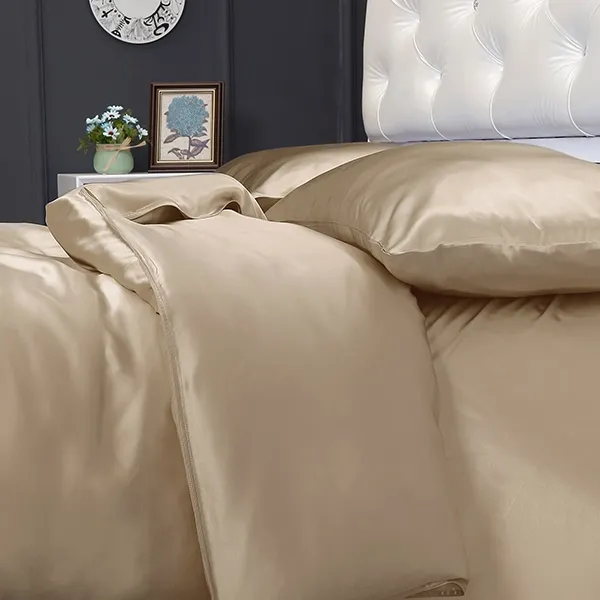 Lilysilk Plain Duvet Cover - 260X220 CM - Taupe product thumbnail 4