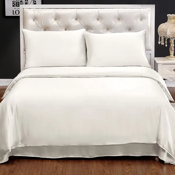 Lilysilk Plain Fitted Sheet - King & Super King - 3Pcs - Ivory product thumbnail 2