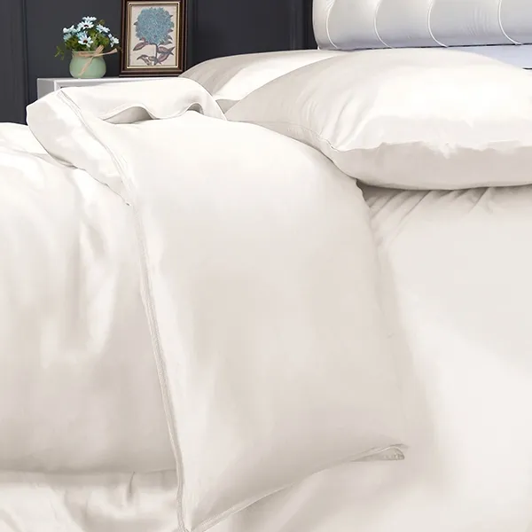 Lilysilk Plain Fitted Sheet - King & Super King - 3Pcs - Ivory product thumbnail 7