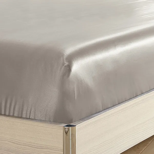 Lilysilk Plain Fitted Sheet - King & Super King - 3Pcs - Silver product thumbnail 4