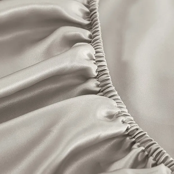 Lilysilk Plain Fitted Sheet - King & Super King - 3Pcs - Silver product thumbnail 8