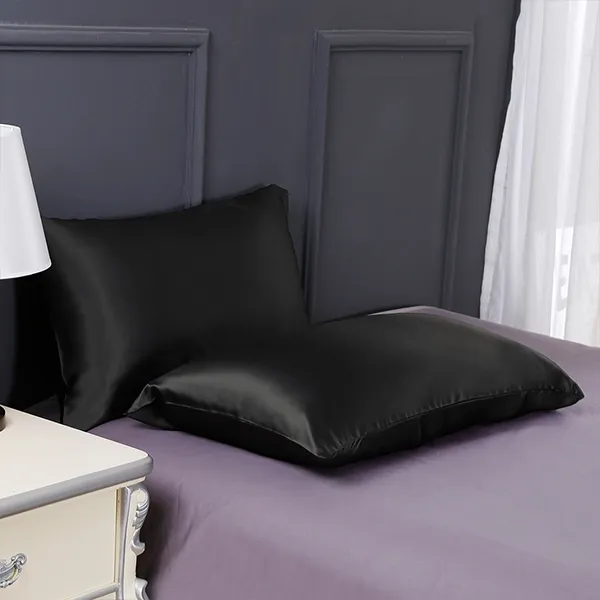 Lilysilk Plain Fitted Sheet - King & Super King - 3Pcs - Black product thumbnail 9
