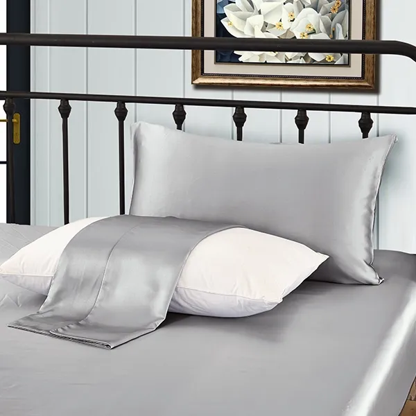 Lilysilk Plain Pillow Case - 50x75 CM - Silver product thumbnail 5