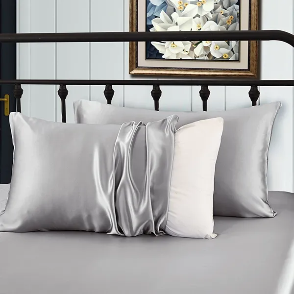 Lilysilk Plain Pillow Case - 50x75 CM - Silver product thumbnail 6