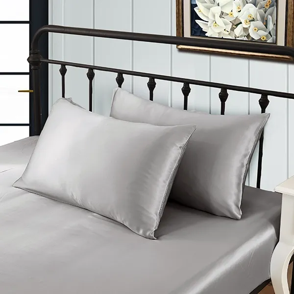 Lilysilk Plain Pillow Case - 50x75 CM - Silver product thumbnail 7