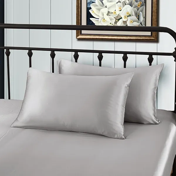 Lilysilk Plain Pillow Case - 50x75 CM - Silver product thumbnail 8