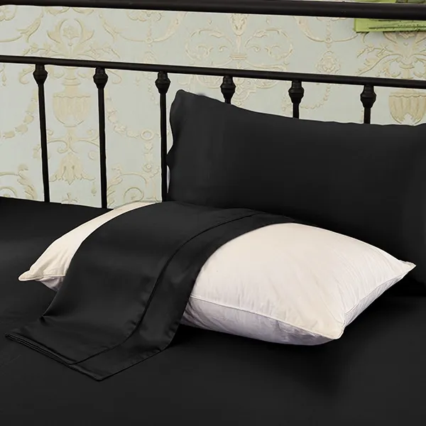 Lilysilk Plain Pillow Case - 50x75 CM - Black product thumbnail 4