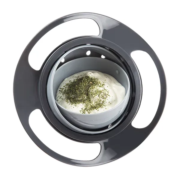 Babyjem 360-degree Swivel Design Bowl - Grey product thumbnail 2
