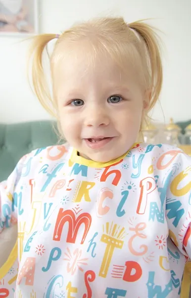 BabyJem Poly Bib Long Sleeves - Alphabet product thumbnail 2