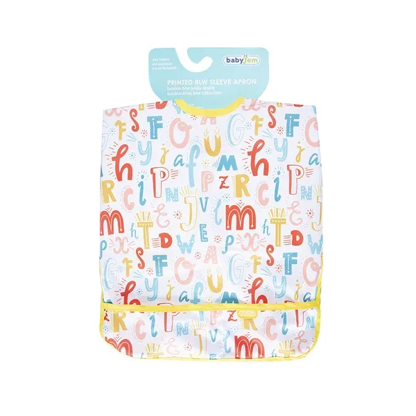 BabyJem Poly Bib Long Sleeves - Alphabet product thumbnail 7