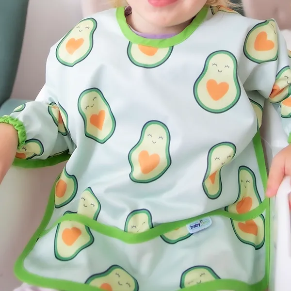 BabyJem Poly Bib Long Sleeves - Avocado product thumbnail 2