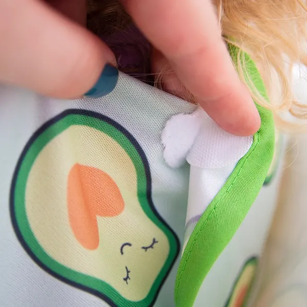 BabyJem Poly Bib Long Sleeves - Avocado product thumbnail 4