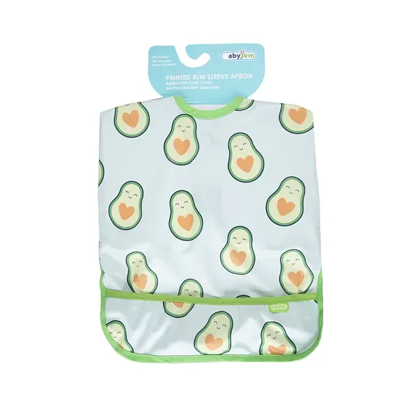 BabyJem Poly Bib Long Sleeves - Avocado product thumbnail 7