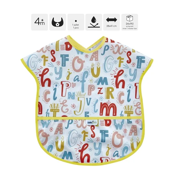 BabyJem Poly Bib - Large - Alphabet product thumbnail 2