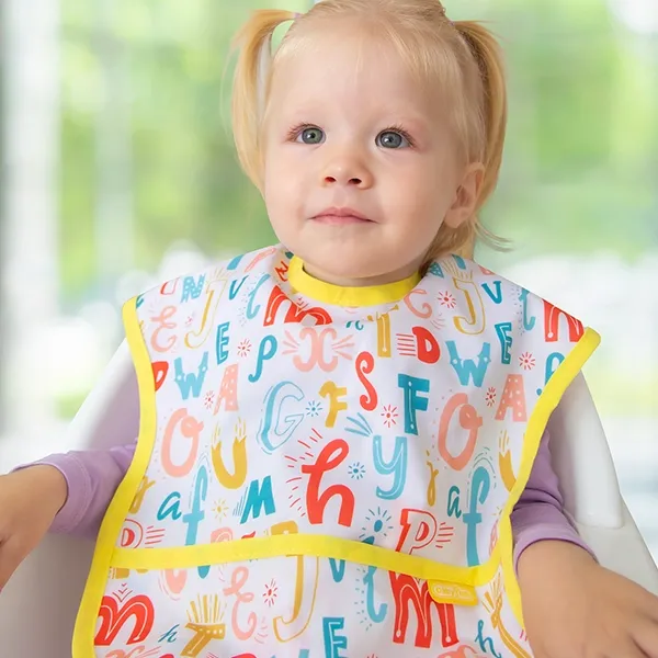 BabyJem Poly Bib - Large - Alphabet product thumbnail 3