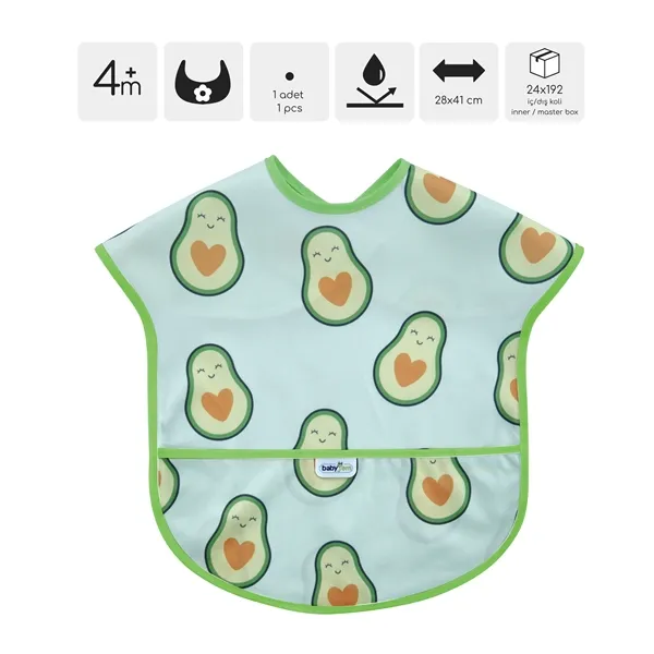 BabyJem Poly Bib - Large - Avocado product thumbnail 2