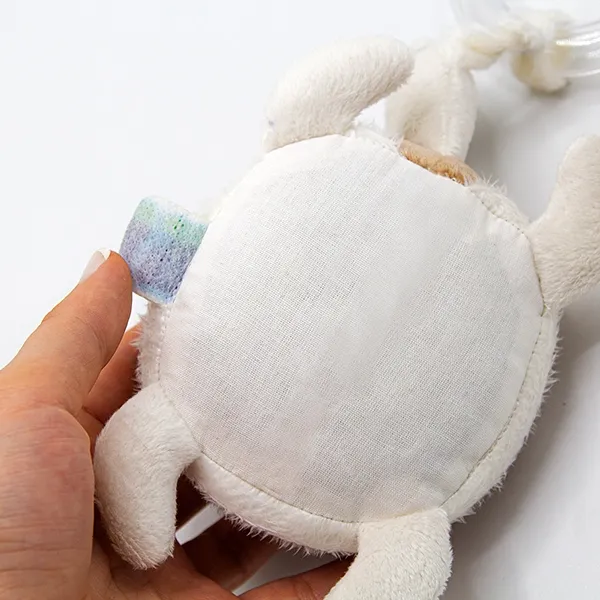 BabyJem Soft Baby Turtle Rattle Toy - Brown product thumbnail 5