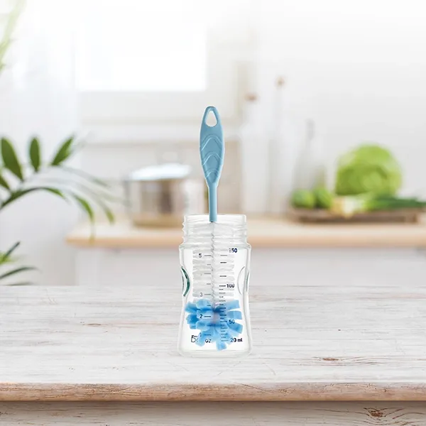 BabyJem Sponge Bottle Cleaning Brush - Blue product thumbnail 2