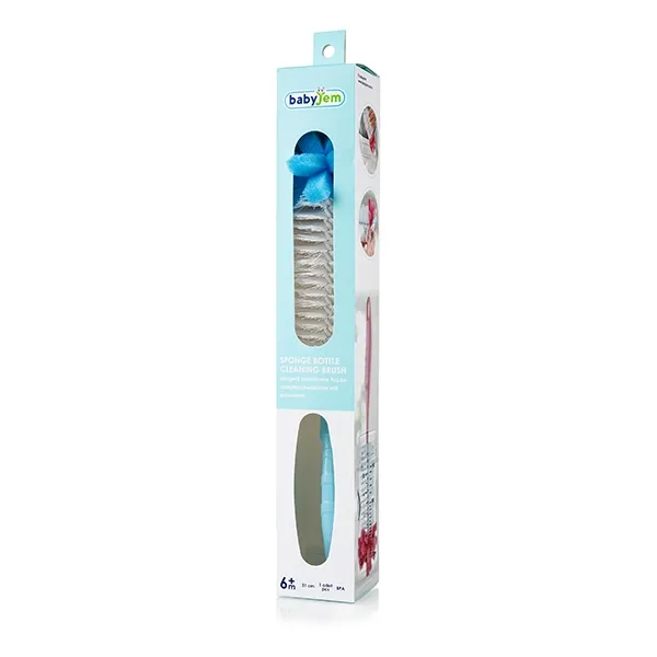 BabyJem Sponge Bottle Cleaning Brush - Blue product thumbnail 8