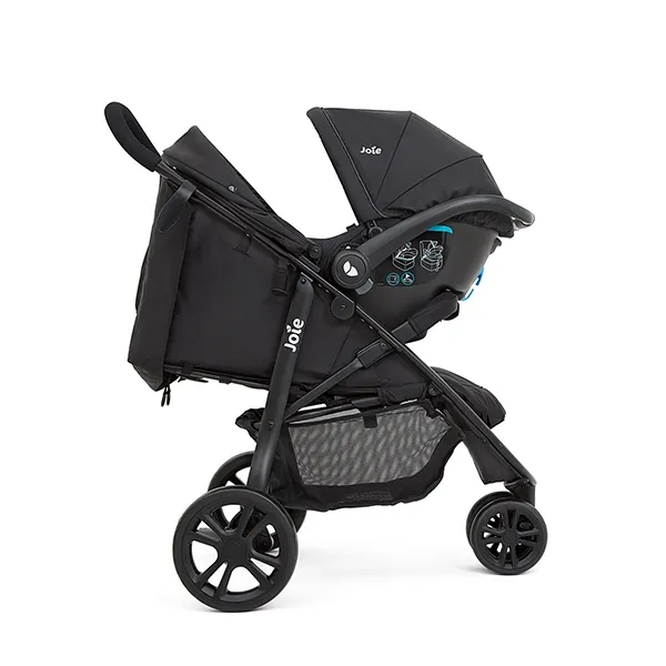 Joie Litetrax 3 Travel System (Stroller & Car Seat) - Coal product thumbnail 3