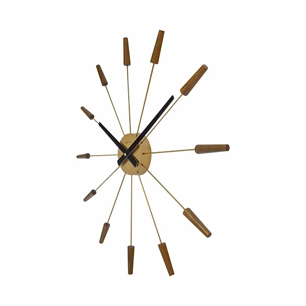 Nextime Plug Inn Wall Clock - 58 Cm - Walnut product thumbnail 2