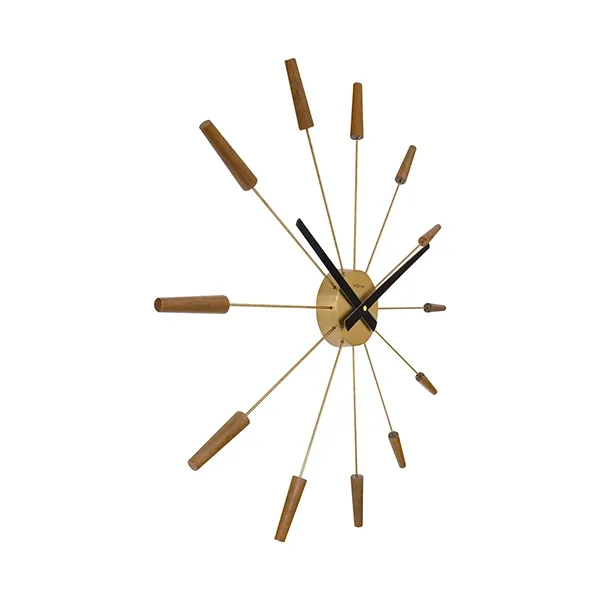 Nextime Plug Inn Wall Clock - 58 Cm - Walnut product thumbnail 3