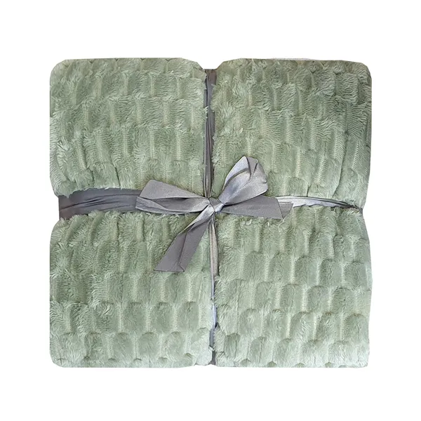 Nova Home Maze Winter Soft Flannel Blanket - Green (Available In Sizes) product thumbnail 4