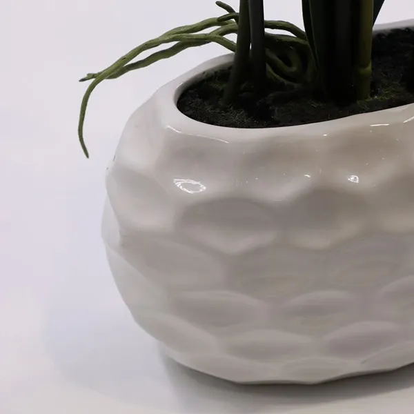 Nova Home "Graceful" Flower Arrangement with Pot- 59 cm - White product thumbnail 3