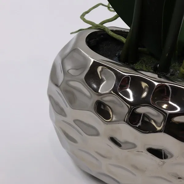 Nova Home "Delight" Flower Arrangement with Pot- 59 cm - Silver product thumbnail 2