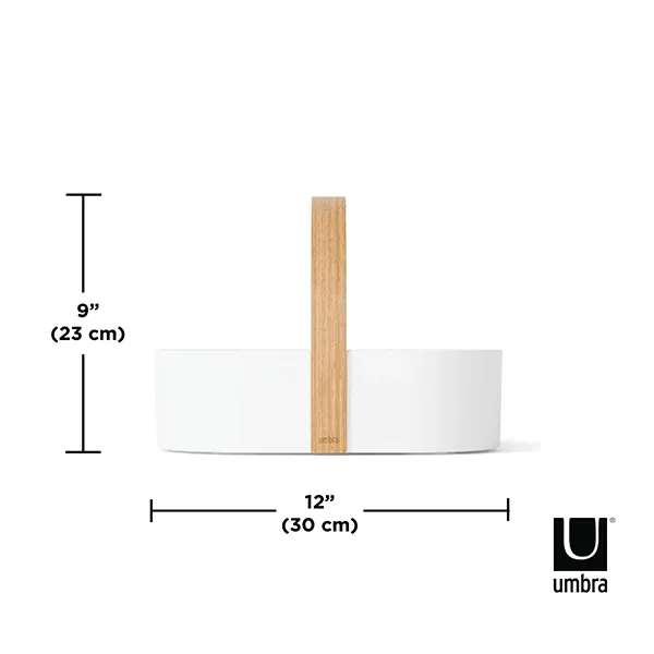 Umbra Bellwood Caddy - White & Natural product thumbnail 4