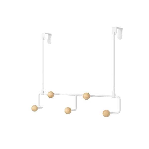 Umbra Estique Over Door - 5 Hook - White product thumbnail 2
