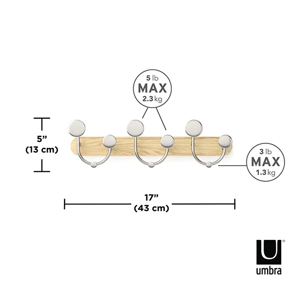 Umbra Melody 9 Hook - Natural product thumbnail 4