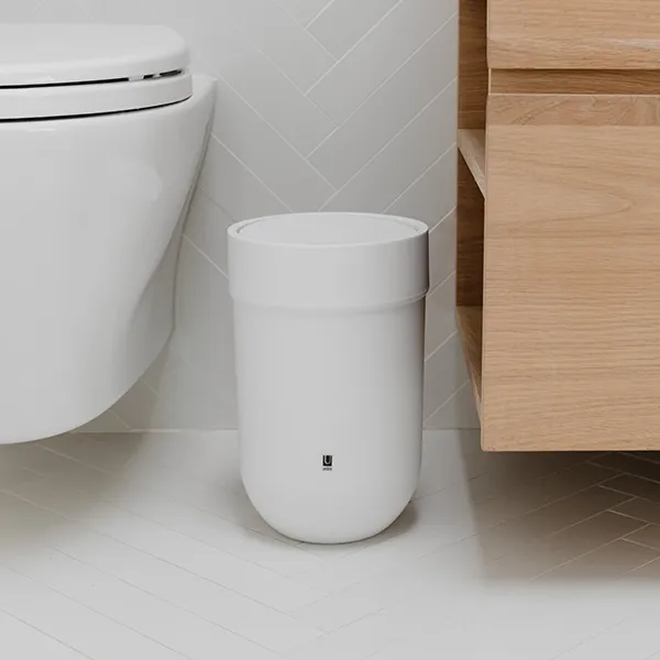Umbra Touch Plastic Bin - White product thumbnail 3