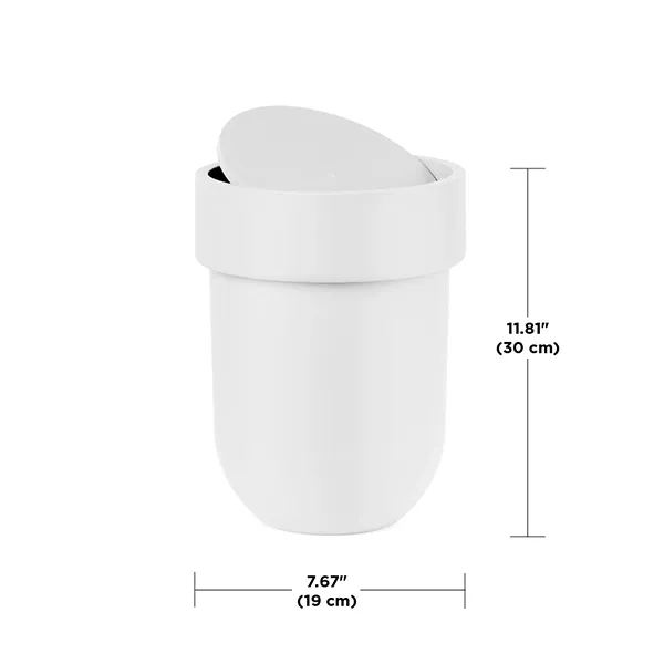 Umbra Touch Plastic Bin - White product thumbnail 4