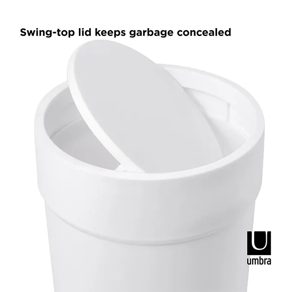 Umbra Touch Plastic Bin - White product thumbnail 5