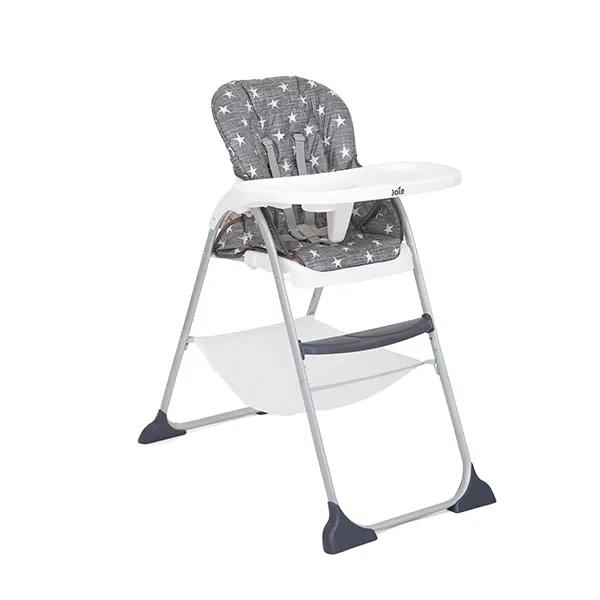 Joie Mimzy Snacker High Chair - Twinkle Linen - Grey & White product thumbnail 2