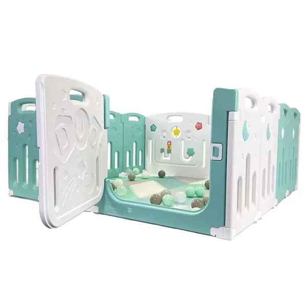 Nova Home Duo Play Pen - Green product thumbnail 2