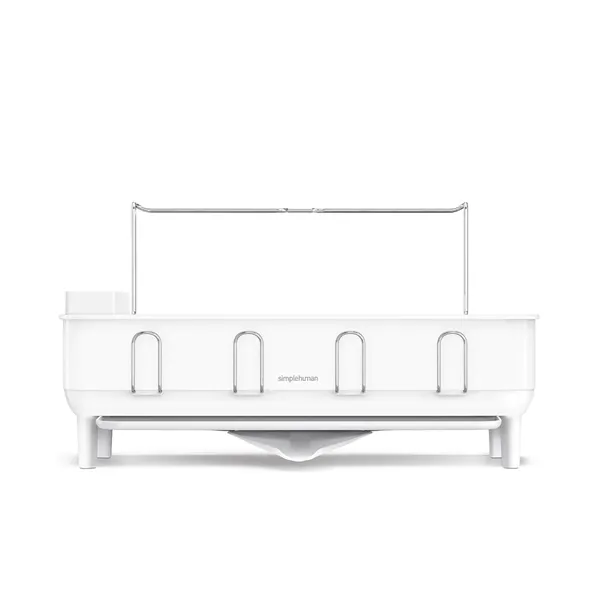 Simplehuman Stainless Steel Standard Dish Rack - White product thumbnail 2