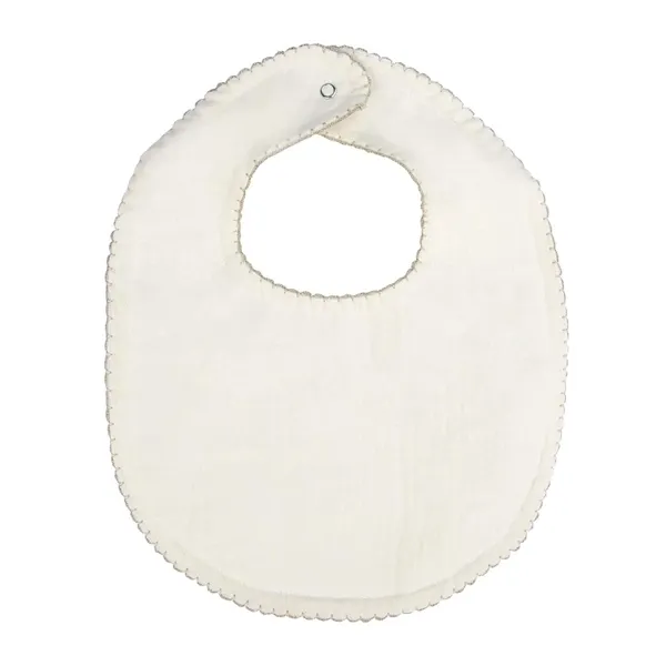 Babyjem Plain Muslin Bib - Cotton 100% - Ecru product thumbnail 5