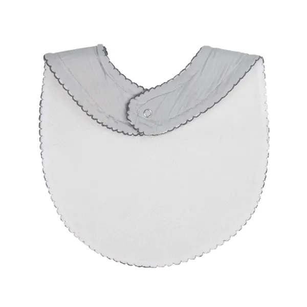 Babyjem Plain Muslin Bib - Cotton 100% - Grey product thumbnail 4