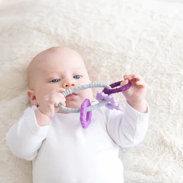 Babyjem Silicone Ring Teether - Pink product thumbnail 2