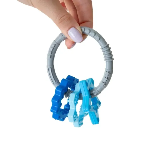 Babyjem Silicone Ring Teether - Blue product thumbnail 2