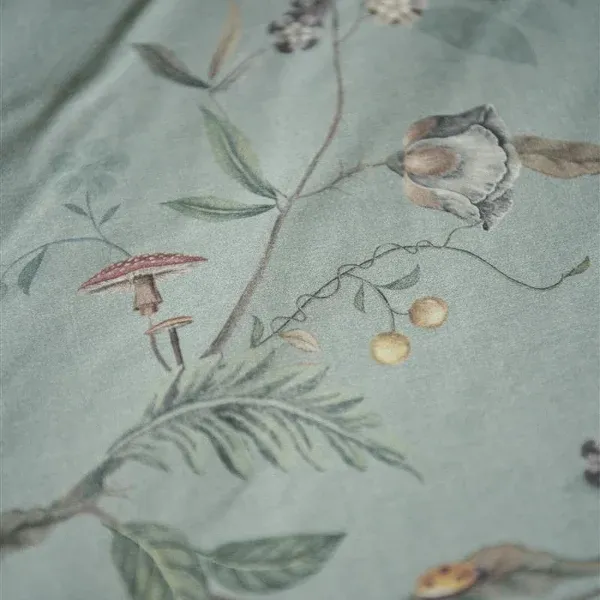 Bedding House Autunno Duvet Cover Set - 100% Cotton - 200 Thread - King & Super King - 3 Pcs - Light Blue product thumbnail 6