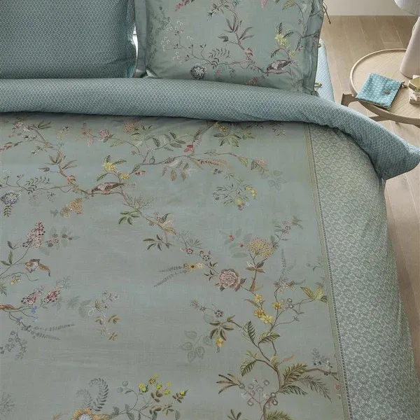 Bedding House Autunno Duvet Cover Set - 100% Cotton - 200 Thread - King & Super King - 3 Pcs - Light Blue product thumbnail 9