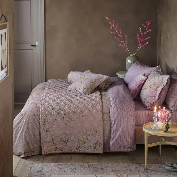 Bedding House Autunno Duvet Cover Set - 100% Cotton - 200 Thread - King & Super King - 3 Pcs - Lilac product thumbnail 2