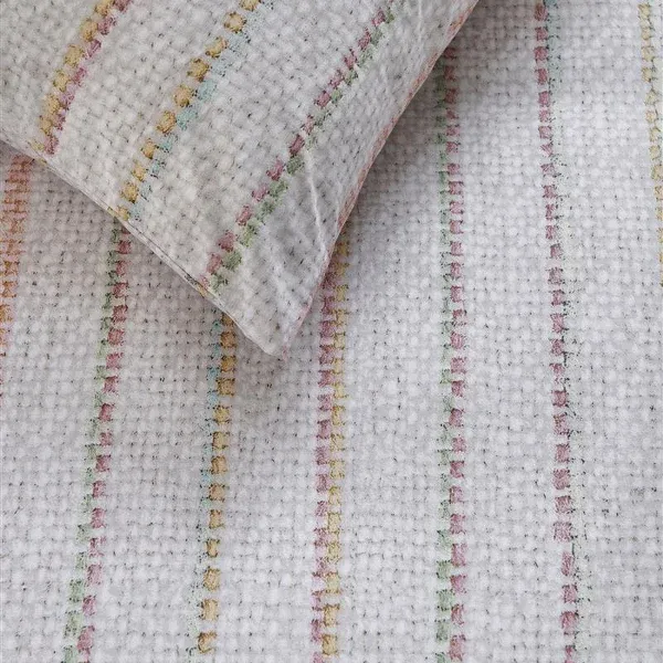 Bedding House Lines Duvet Cover Set - 100% Cotton - Offwhite product thumbnail 4